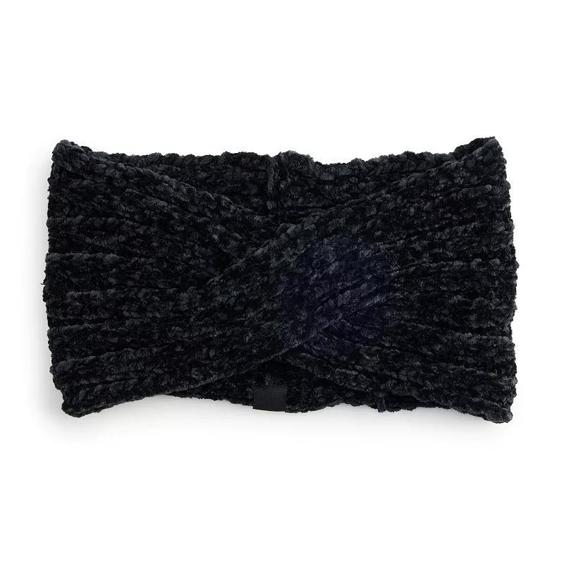 Womens Cuddl Duds Chenille Twisted Headband Product Image