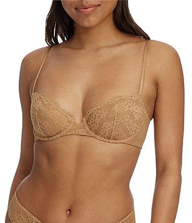 Skarlett Blue Impress Floral Lace Unlined Balconette Underwire Bra Product Image