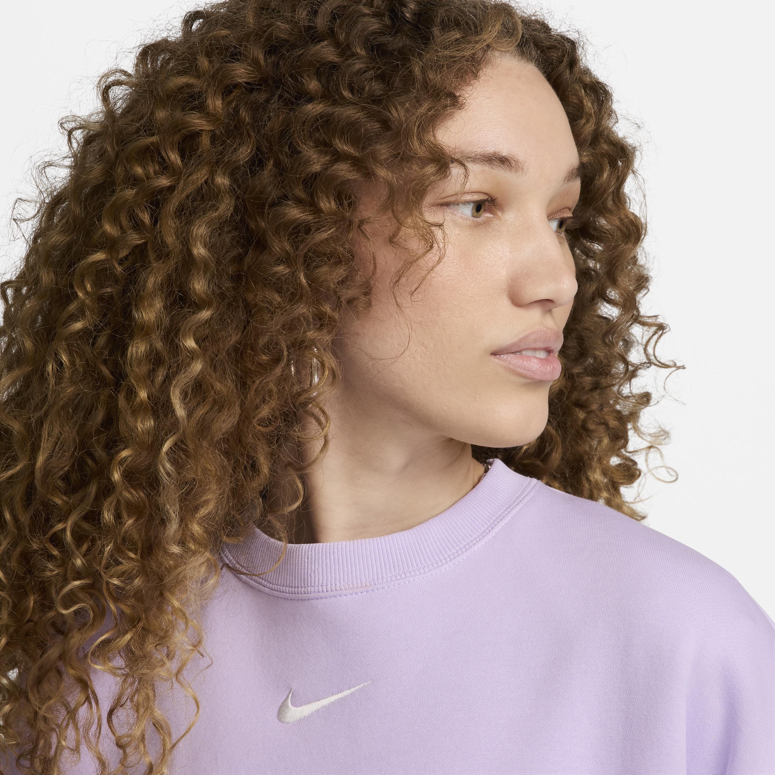 Womens Nike Sportswear Phoenix Fleece Over-Oversized Crew-Neck Sweatshirt Product Image