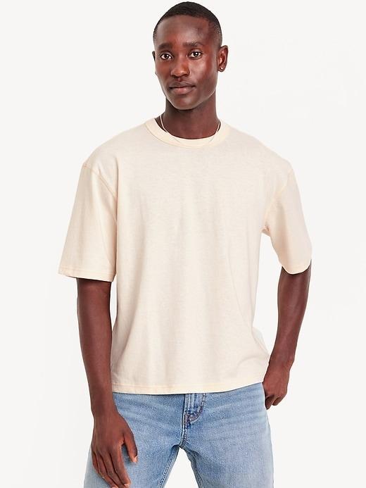 Heavyweight Crop Crew-Neck T-Shirt Product Image