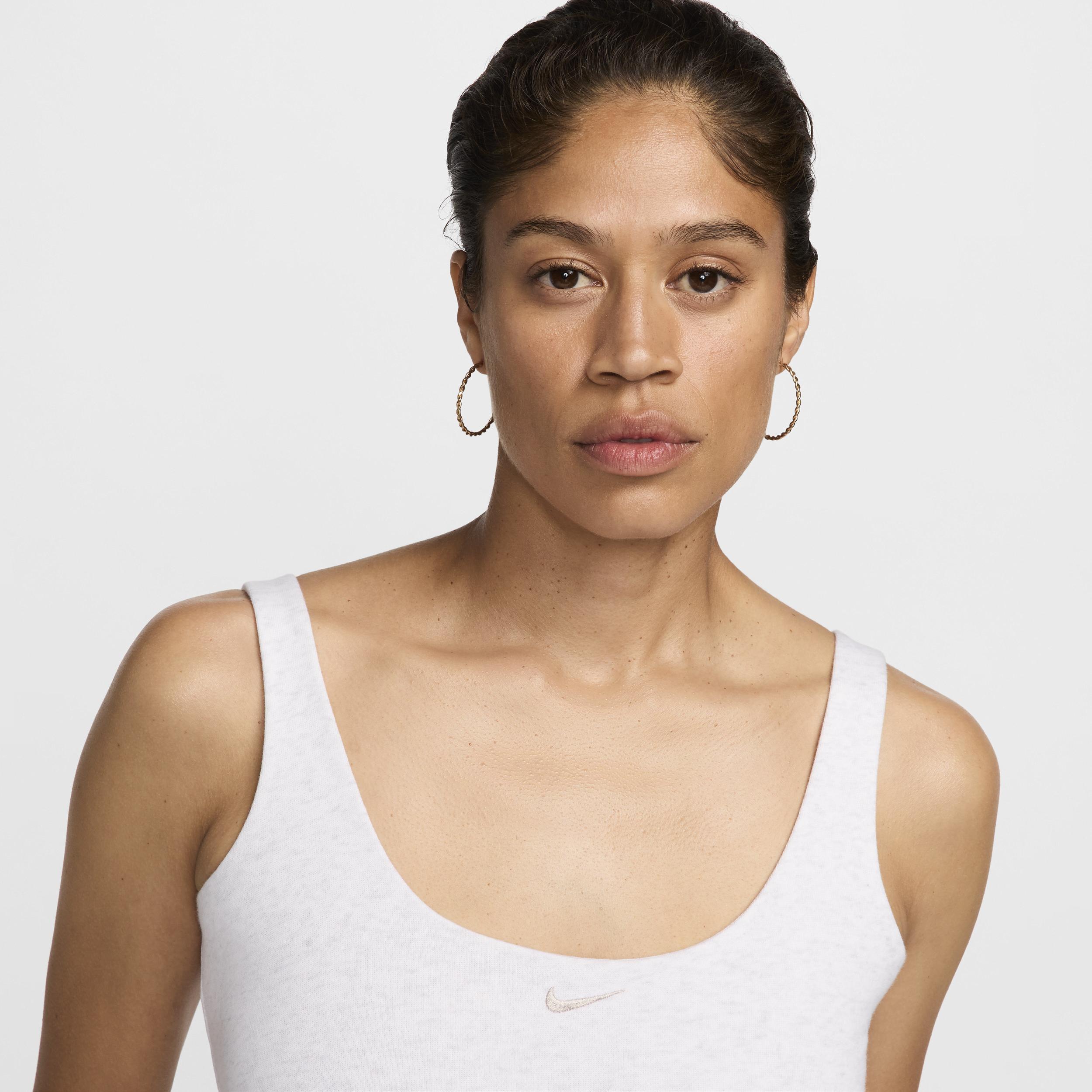 Women's Nike Sportswear Chill Terry Slim French Terry Cropped Tank Top Product Image