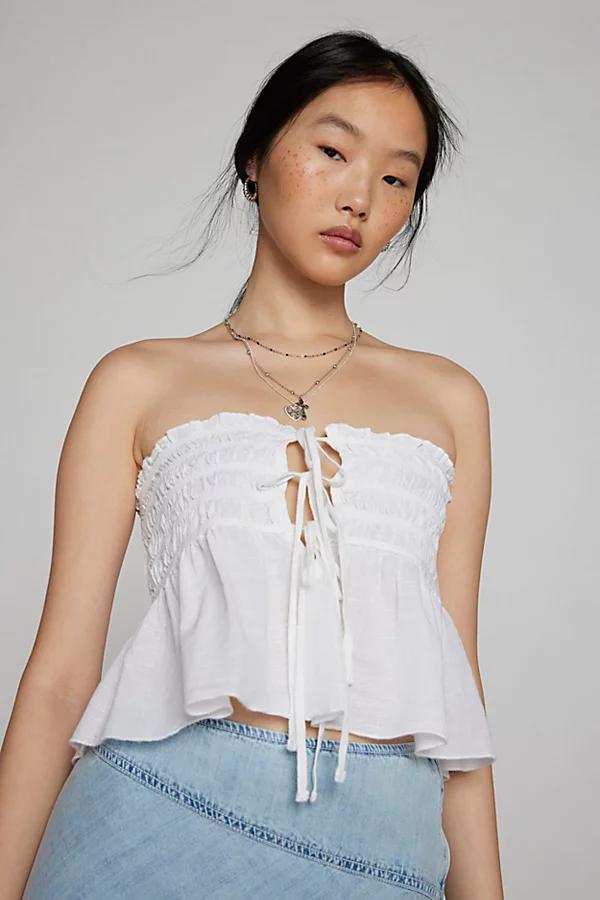 Kimchi Blue Tara Babydoll Tube Top Womens at Urban Outfitters Product Image