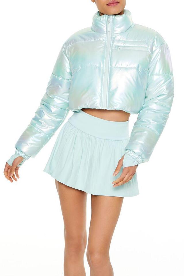 Active Iridescent Puffer Jacket | Forever 21 Product Image