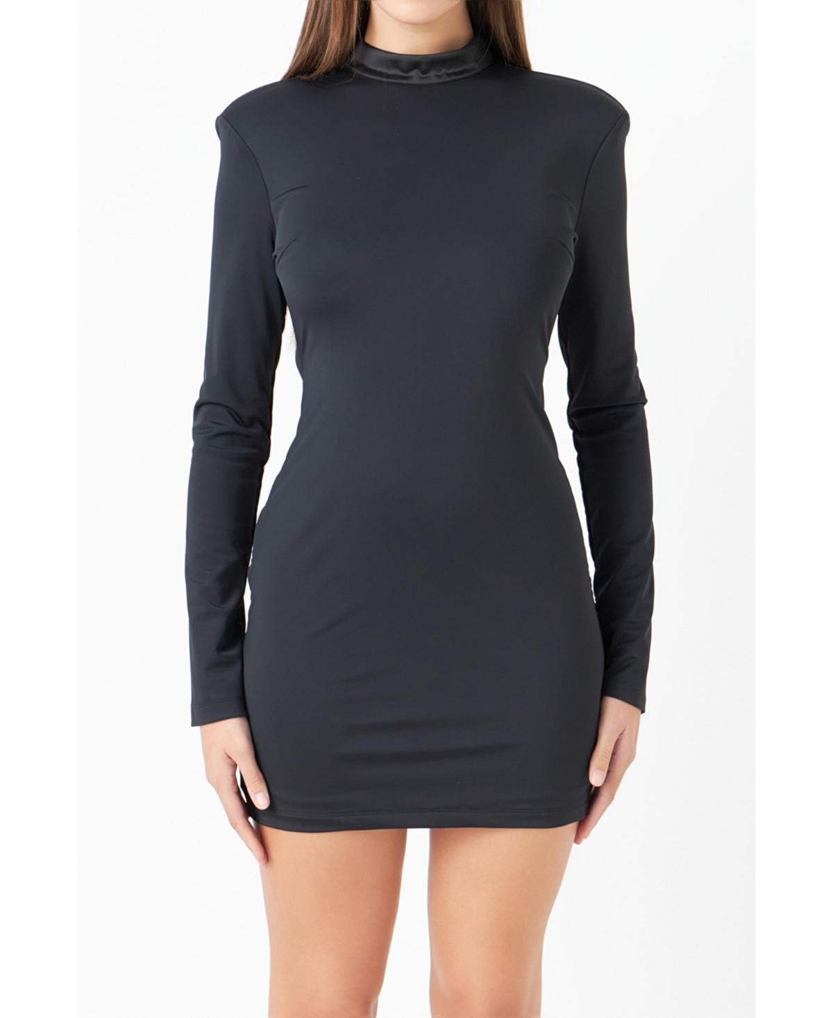 Womens Jersey Open Back Mini Dress Product Image