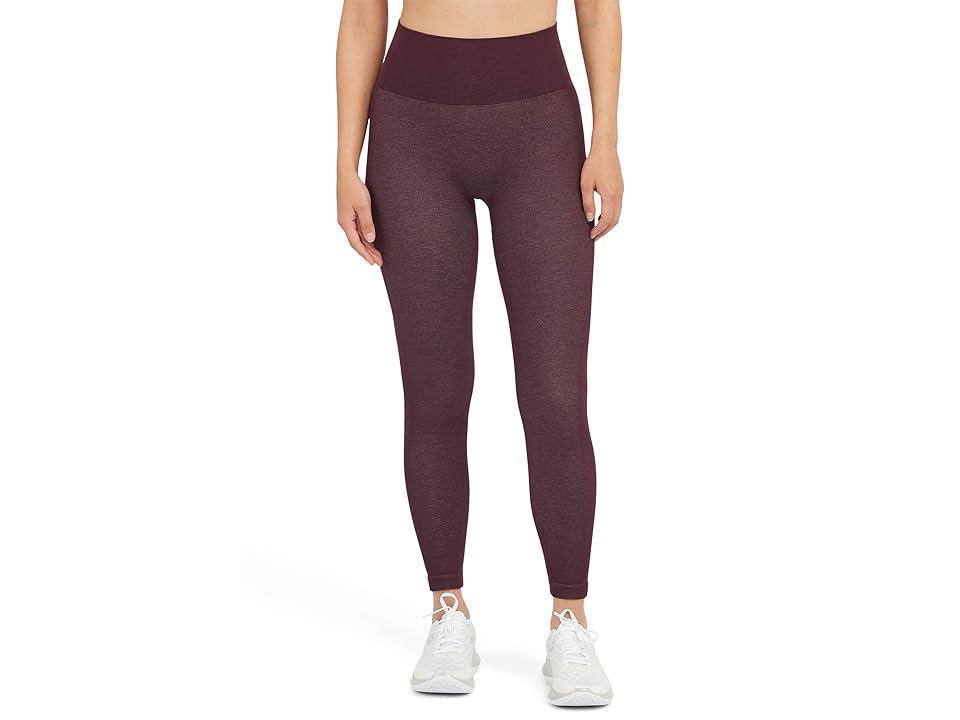 Spanx Spanx Active Seamless Track Stripe Leggings (Jammy Plum) Women's Casual Pants Product Image