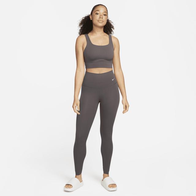 Nike Womens Zenvy Medium-Support Padded Longline Sports Bra Product Image