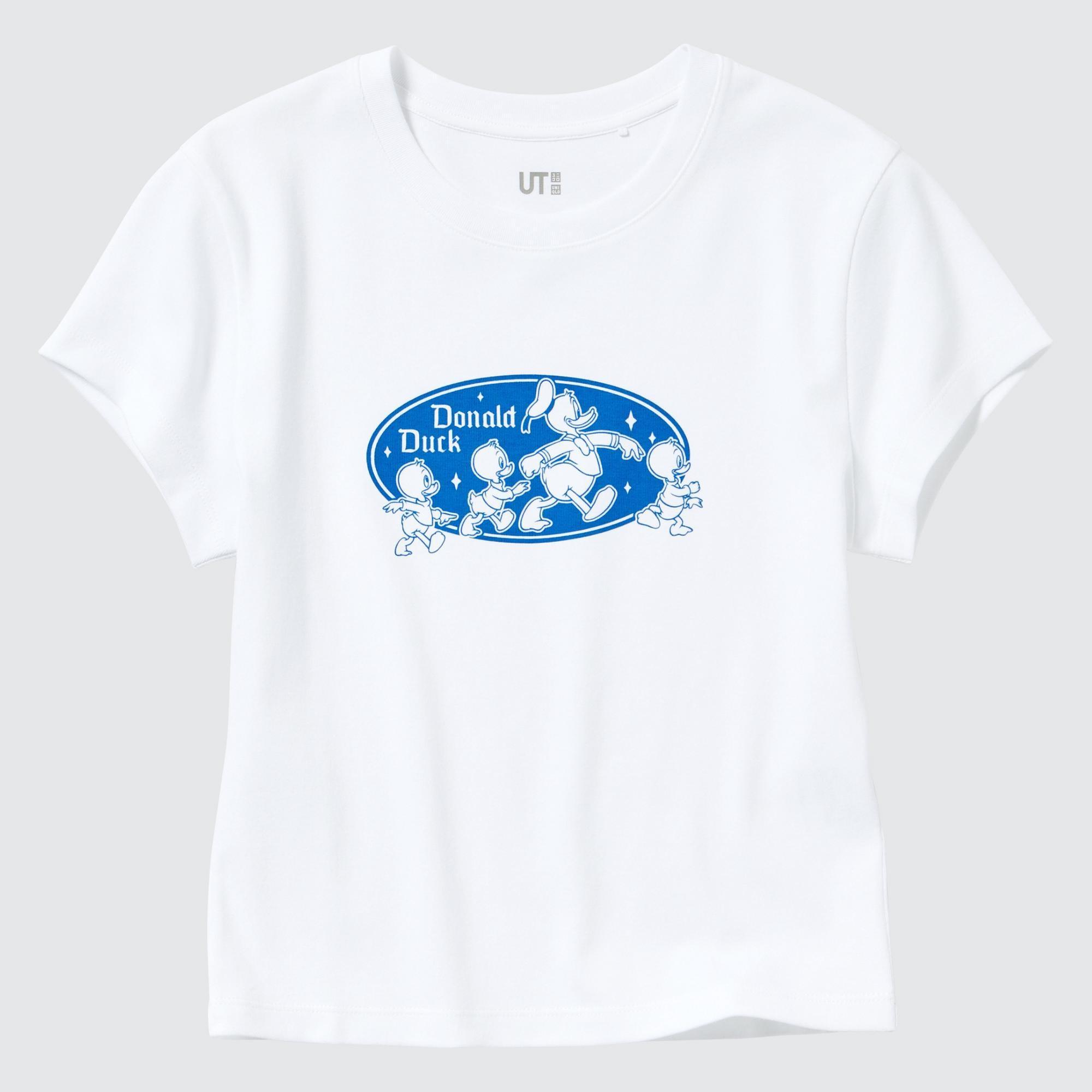 Womens Disney Collection Ut (Mini Short-Sleeve Graphic T-Shirt) White 2XS UNIQLO US Product Image