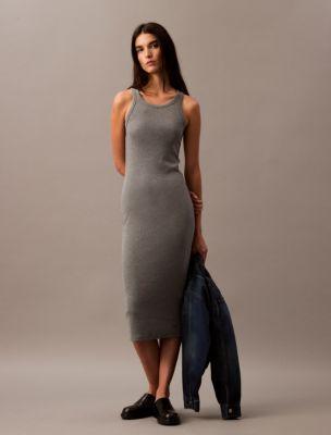 Cotton Contour Rib Tank Dress Product Image