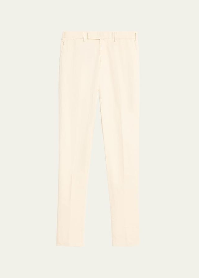 Mens Summer Cotton-Linen Chino Pants Product Image