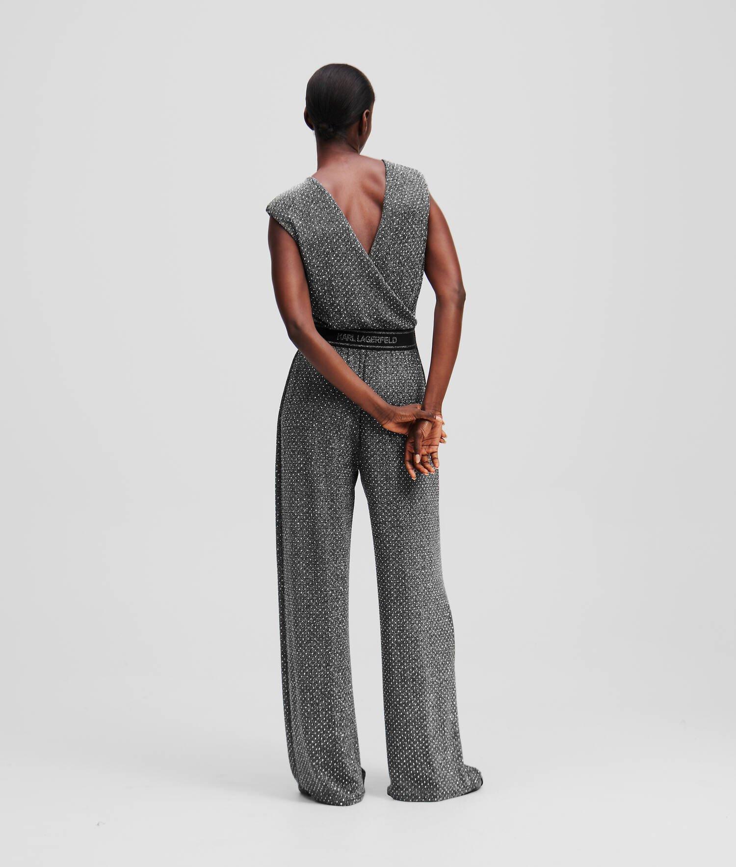 JERSEY RHINESTONE JUMPSUIT Product Image