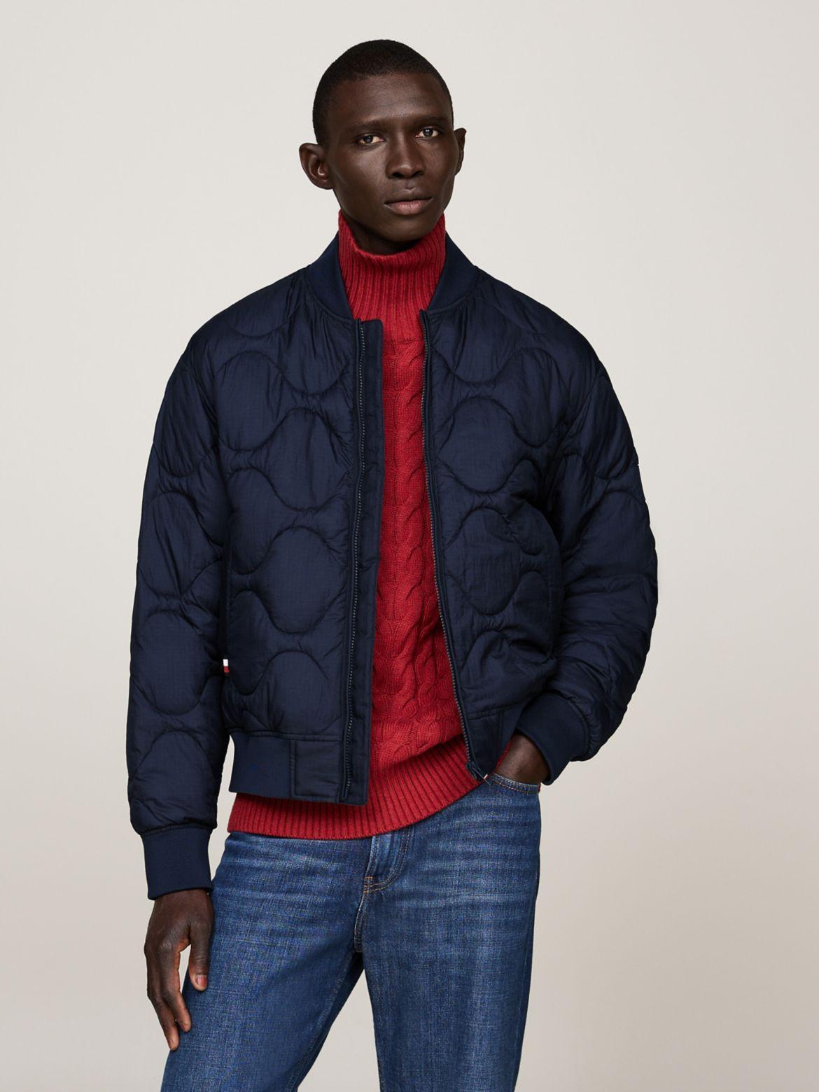 Tommy Hilfiger Men's Quilted Water-Repellent Bomber Jacket Product Image