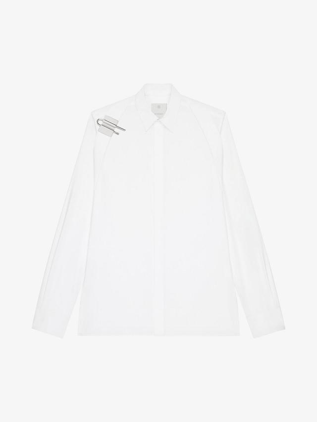 Shirt in poplin with U-lock harness Product Image