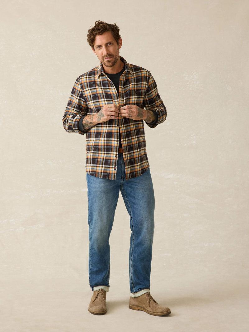 Super Brushed Flannel - Walnut Wood Plaid Product Image