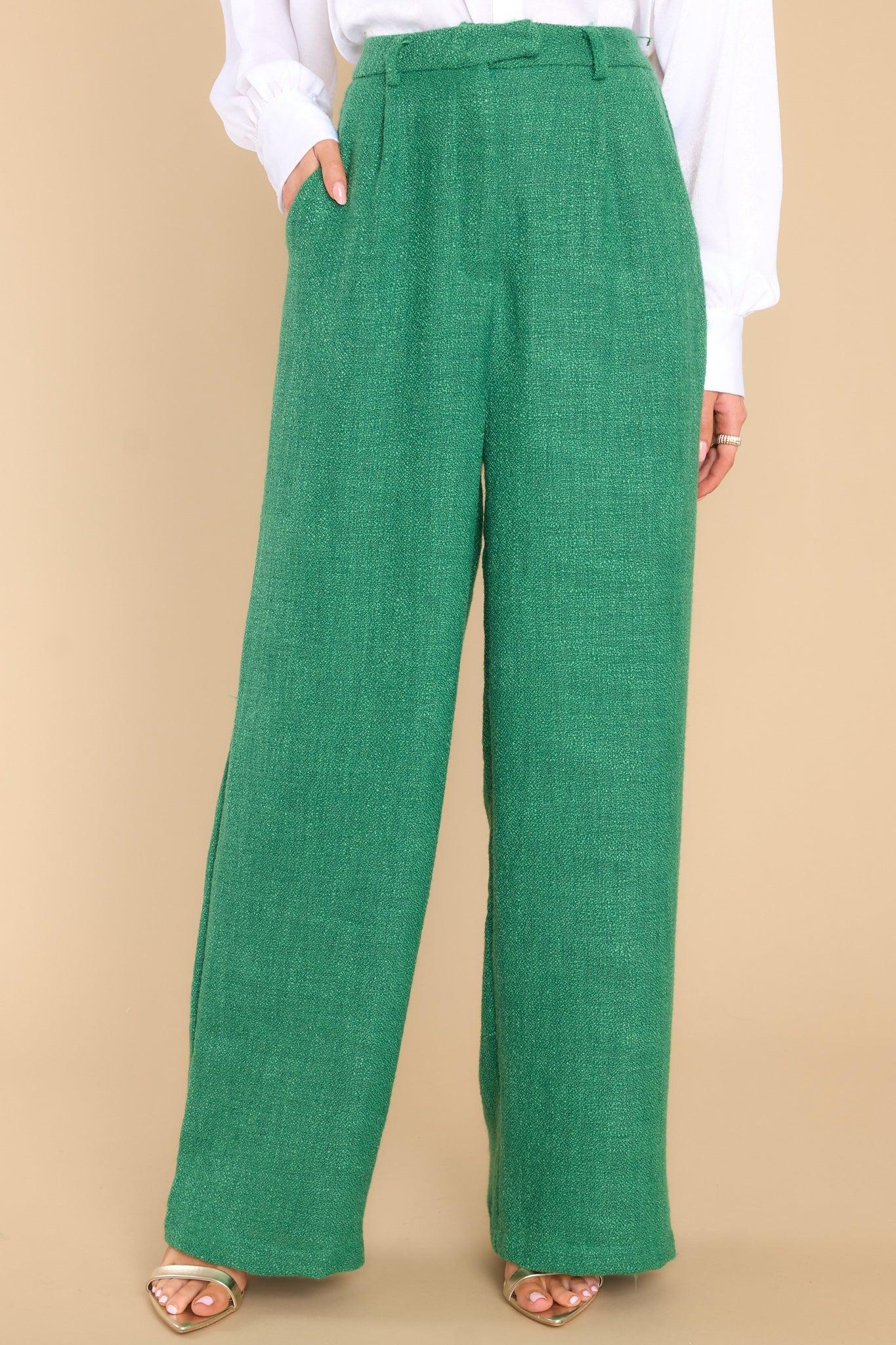 Showcasing My Talents Kelly Green Pants Product Image