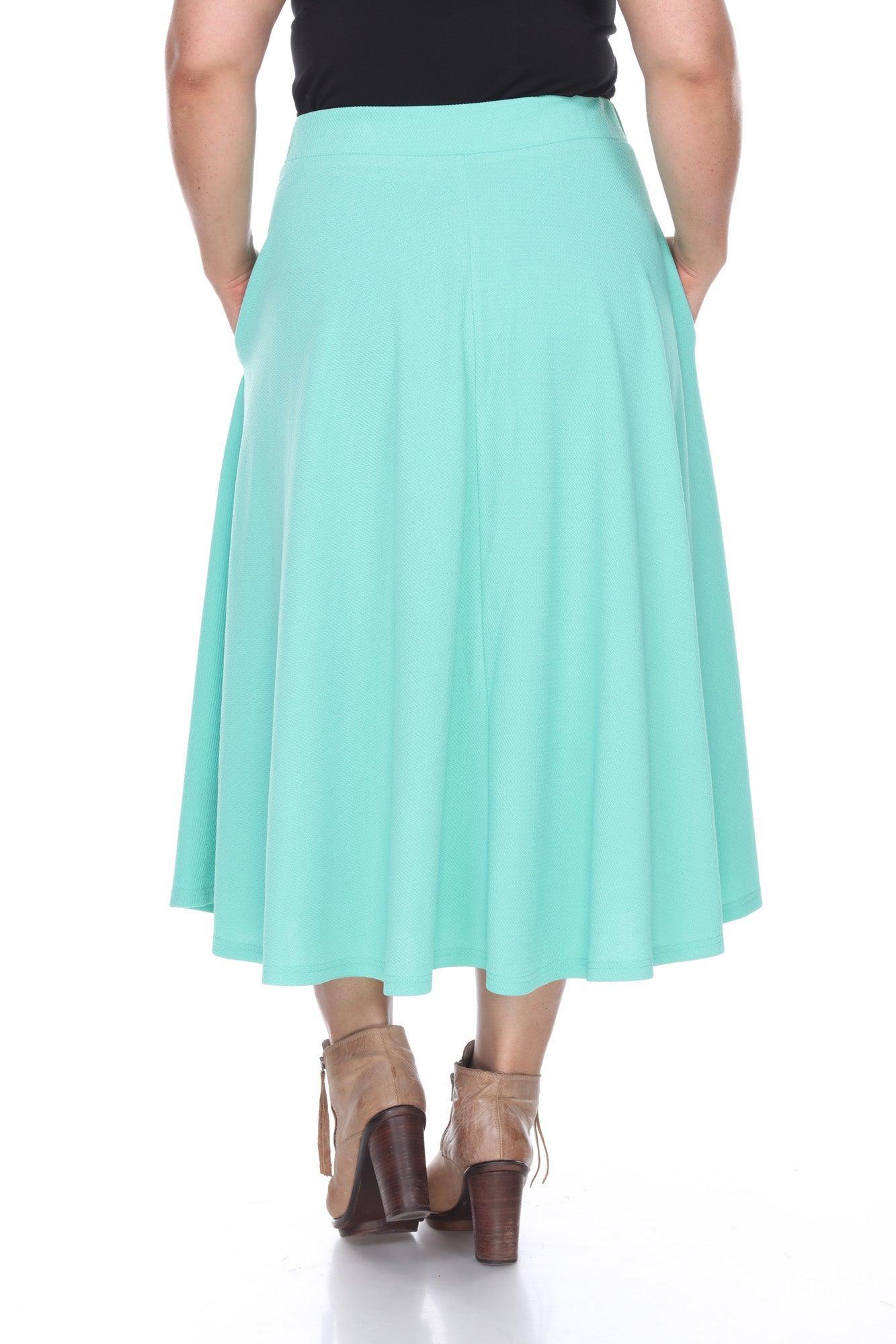 Tasmin Flare Midi Skirts - Plus Product Image