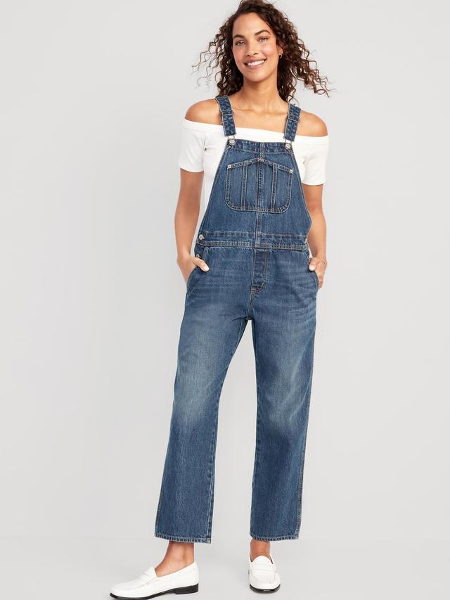 Slouchy Jean Overalls Product Image