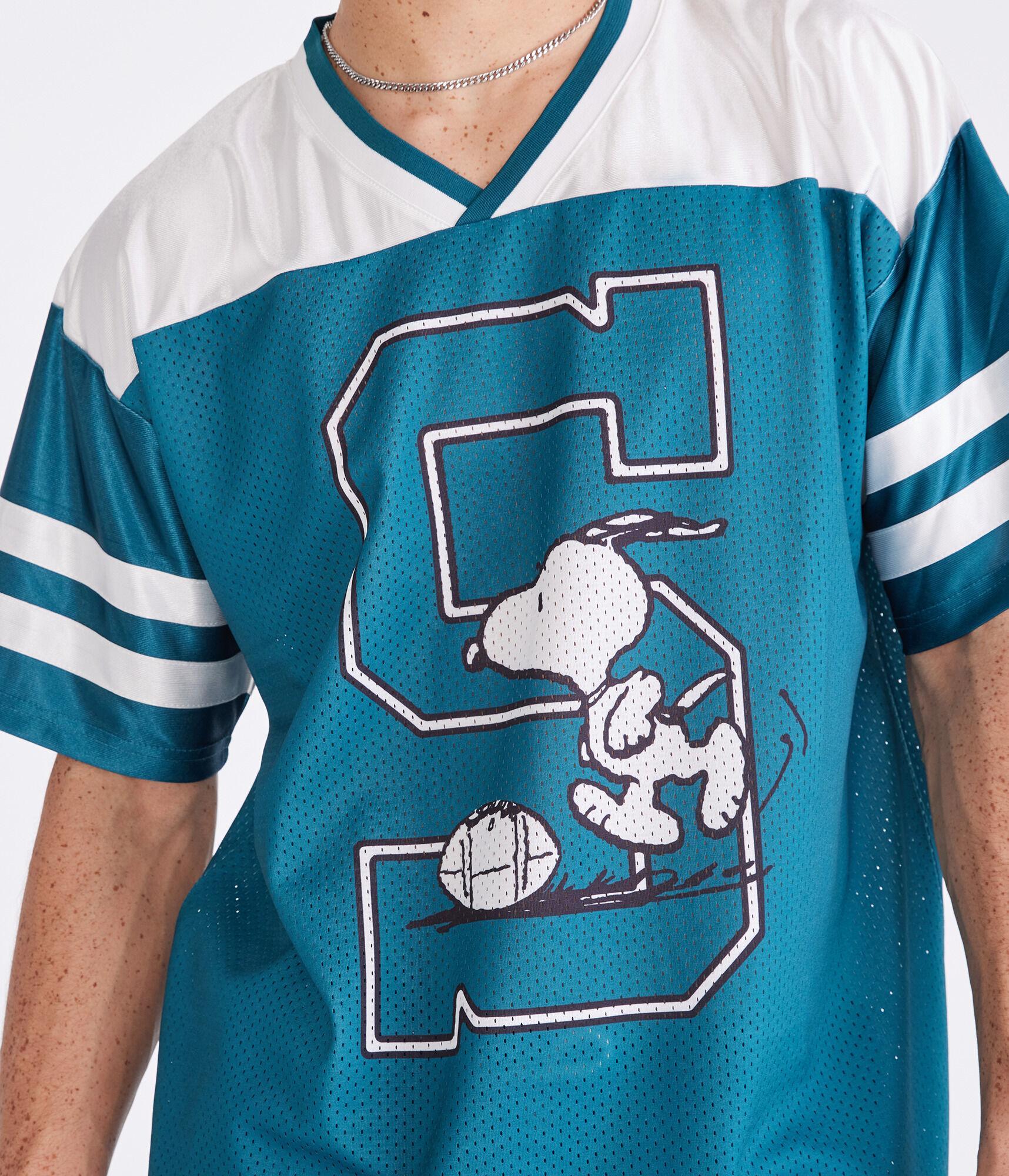 Peanuts® | Aéropostale Snoopy Football Kicker Mesh Top Product Image