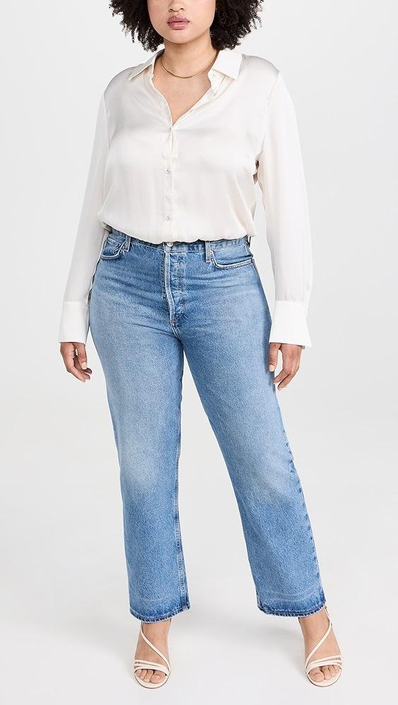 AGOLDE 90's Pinch Waist High Rise Straight Jeans | Shopbop Product Image