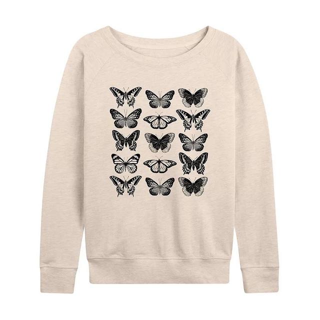 Womens Butterfly Grid Lightweight French Terry Sweatshirt Product Image