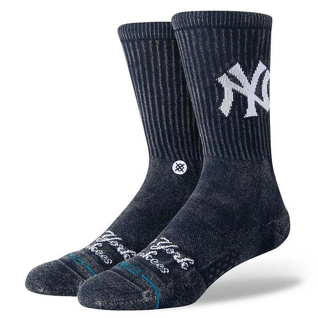 Mens Stance New York Yankees Fade Crew Socks Blue Product Image