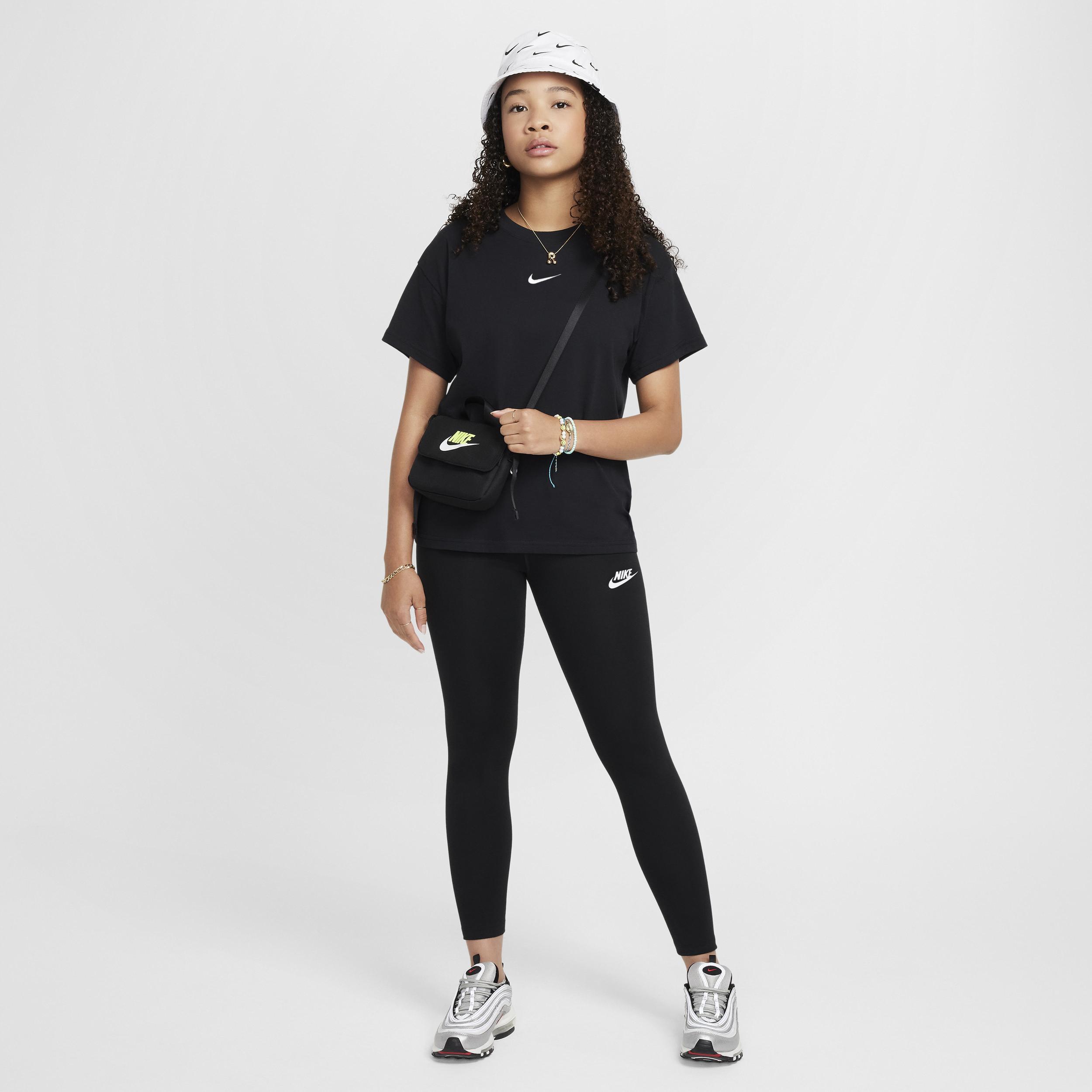 Nike Big Girls Sportswear Classic High-Waisted Leggings - Black Product Image