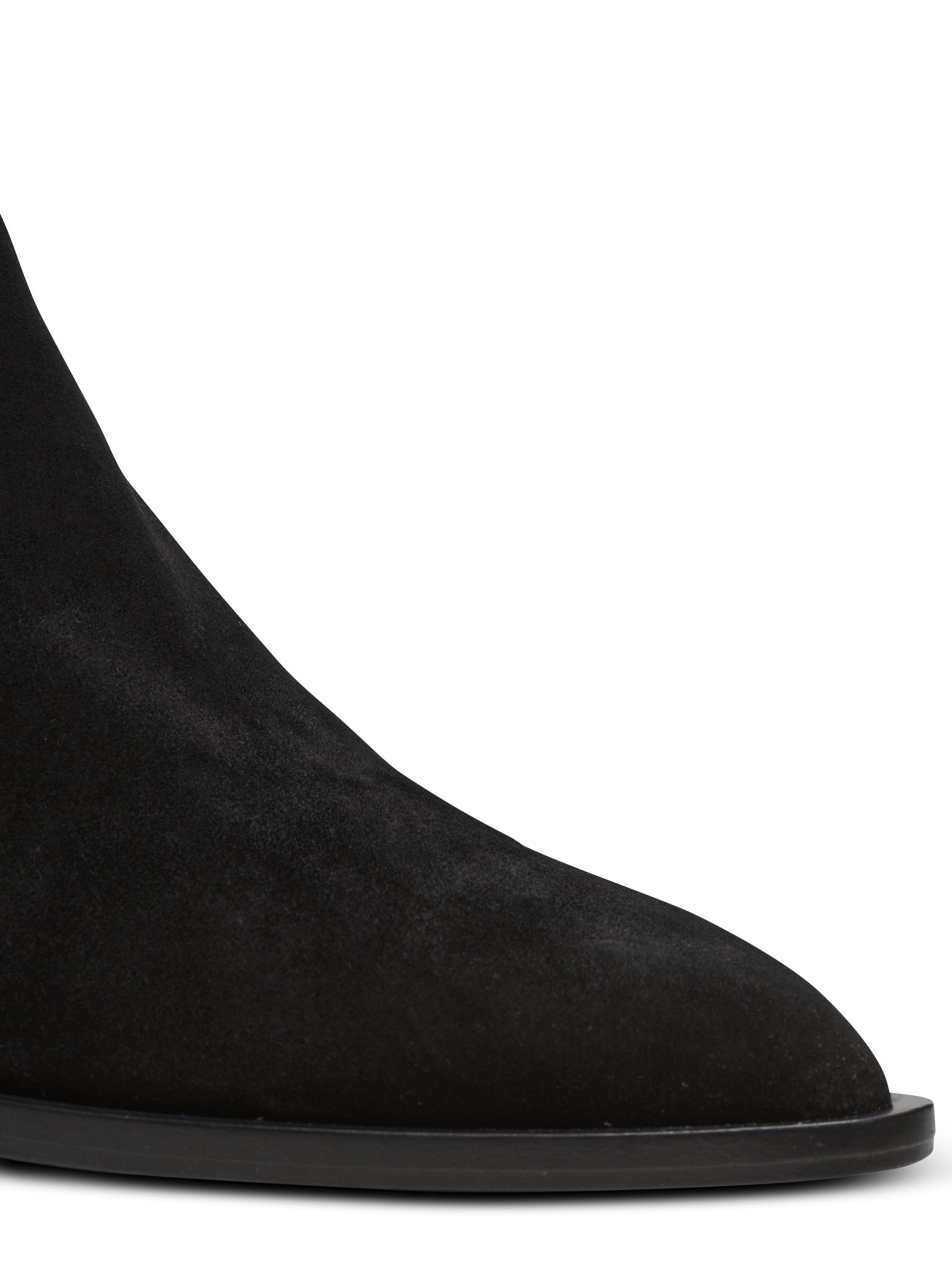 Billy suede ankle boots with diamond heel Product Image