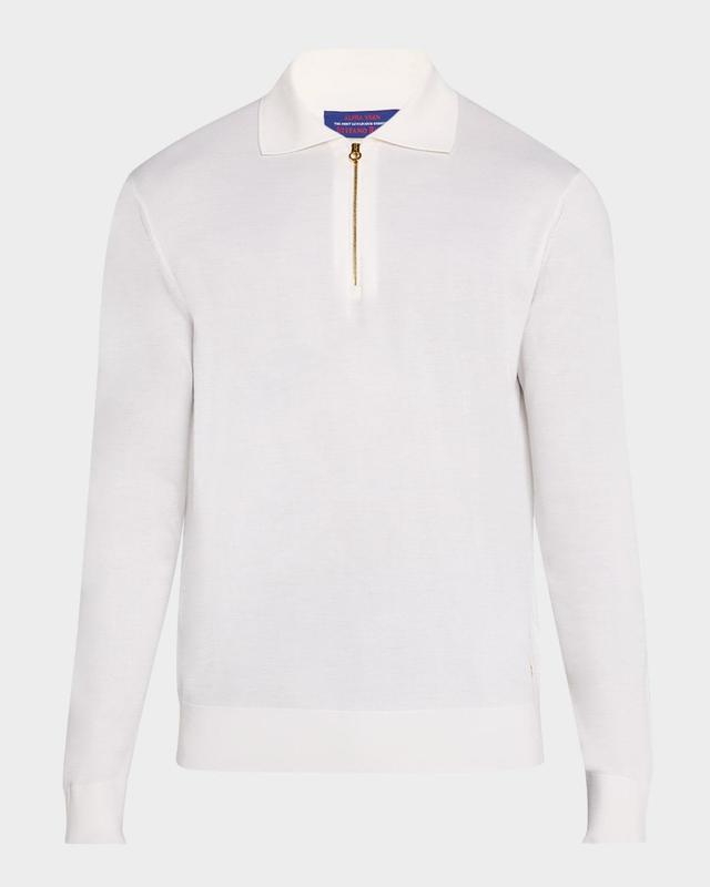 Men's Cashmere Polo Sweater Product Image