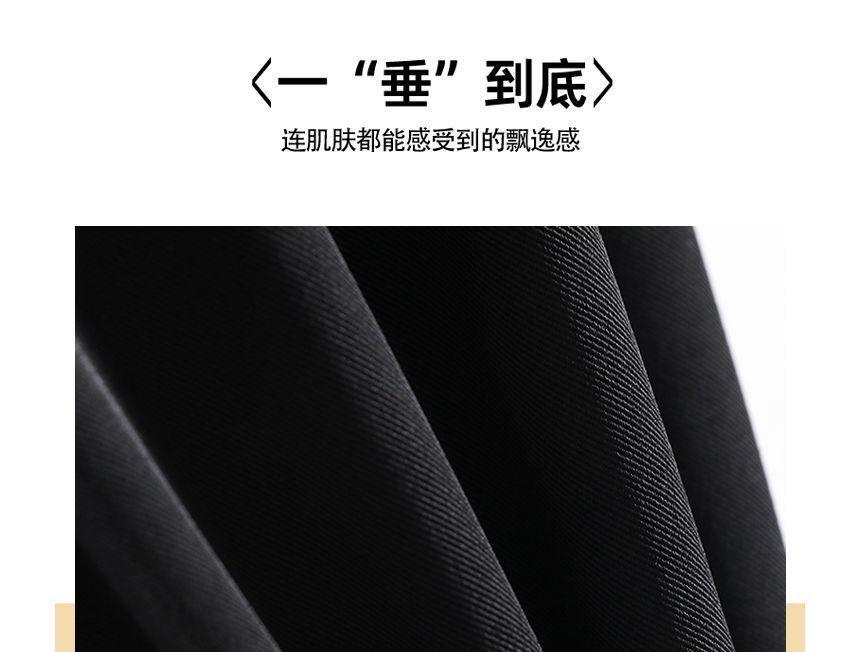 High Waist Plain Flared Pants (Various Designs) Product Image