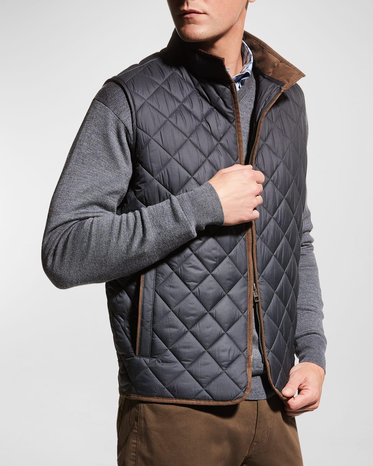 Mens Crown Essex Quilted Vest Product Image