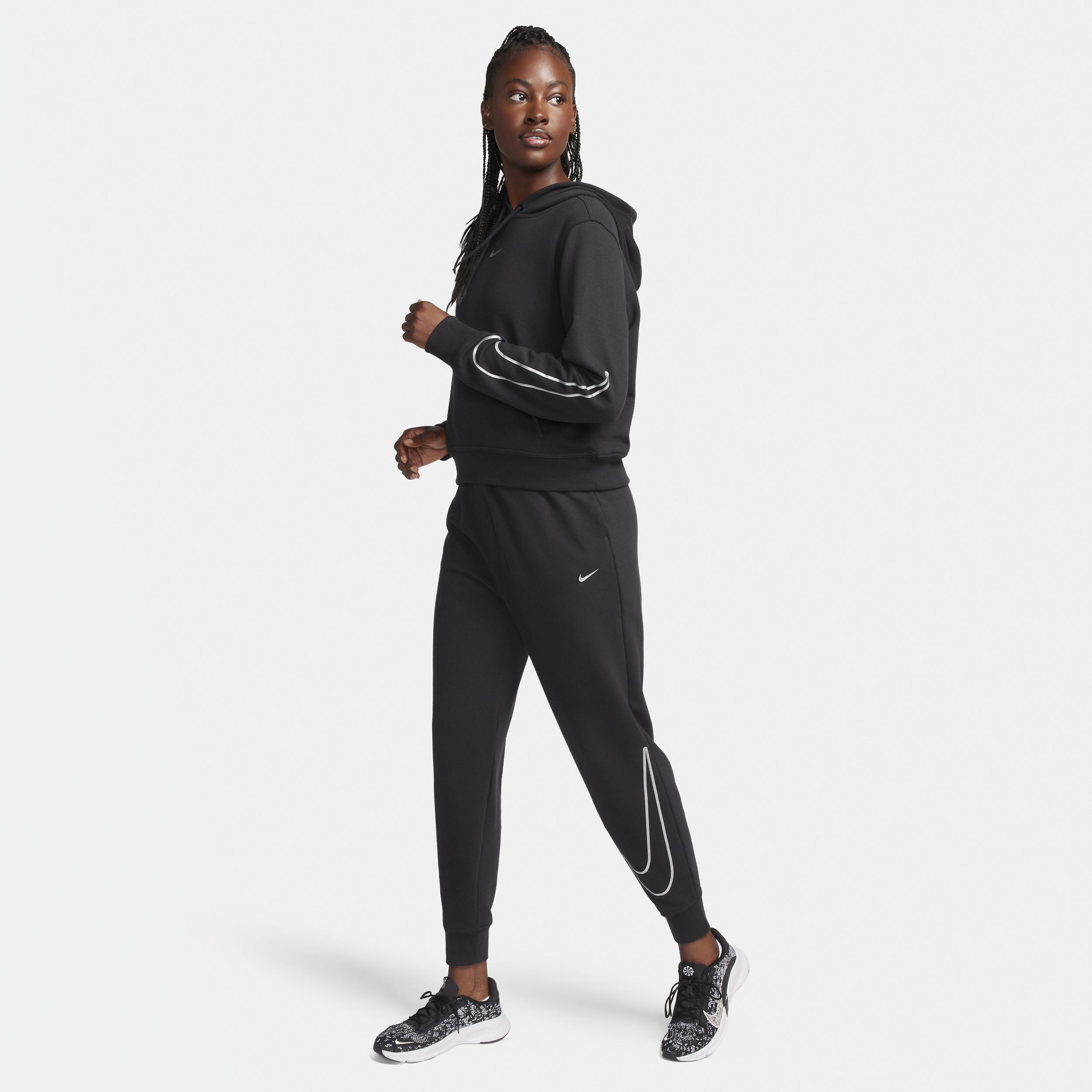 Nike Women's Dri-FIT One French Terry Graphic Hoodie Product Image