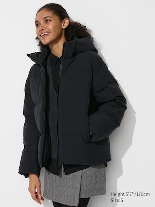 Womens Seamless Down Parka Black Small UNIQLO US Product Image