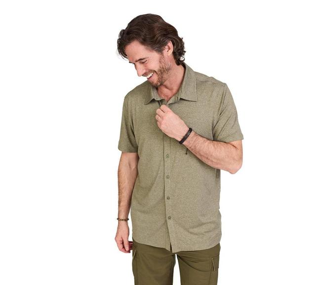 WearFirst Mens All Day Short Sleeve Button Up Shirt Product Image