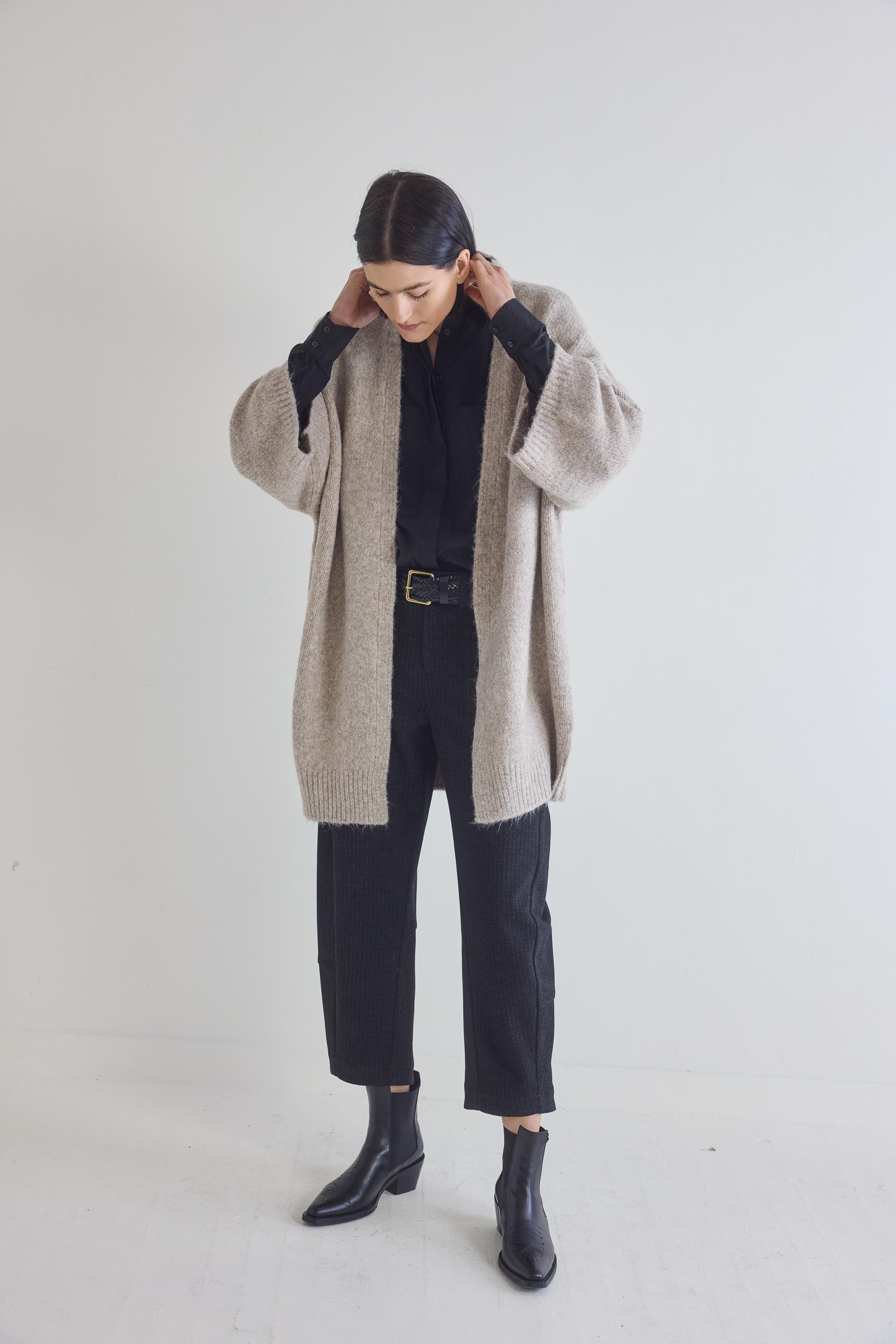 Cozy Kimono Knit Cardigan Product Image