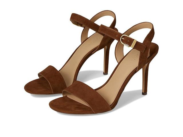 Lauren Ralph Lauren Gwen Suede Sandals (Tobacco) Women's Sandals Product Image