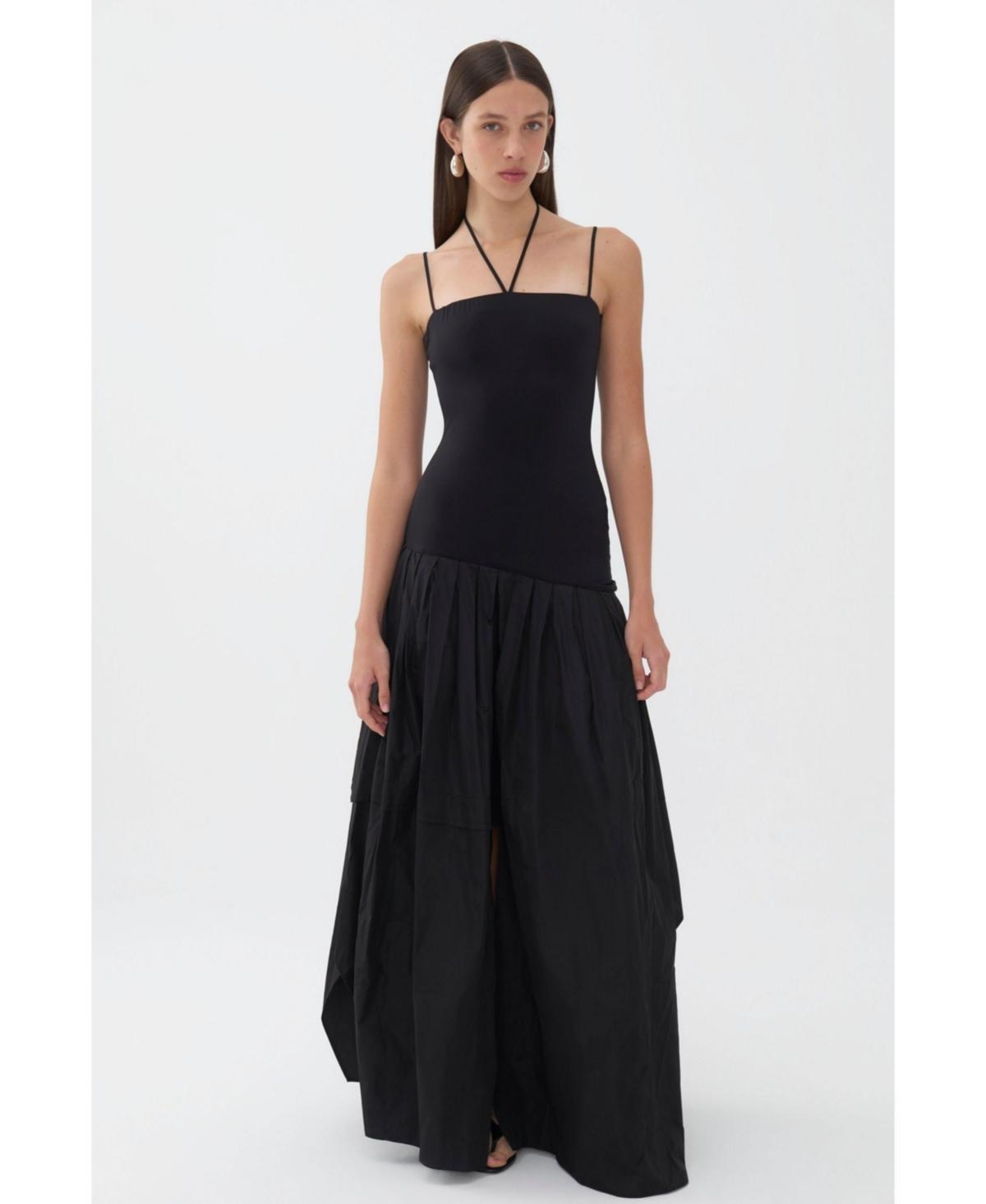 Nocturne Womens Trimmed Asymmetrical Dress Product Image