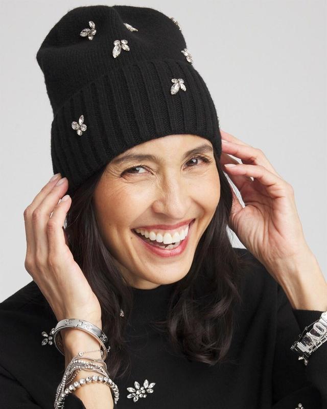 Embellished Cashmere Blend Hat Product Image