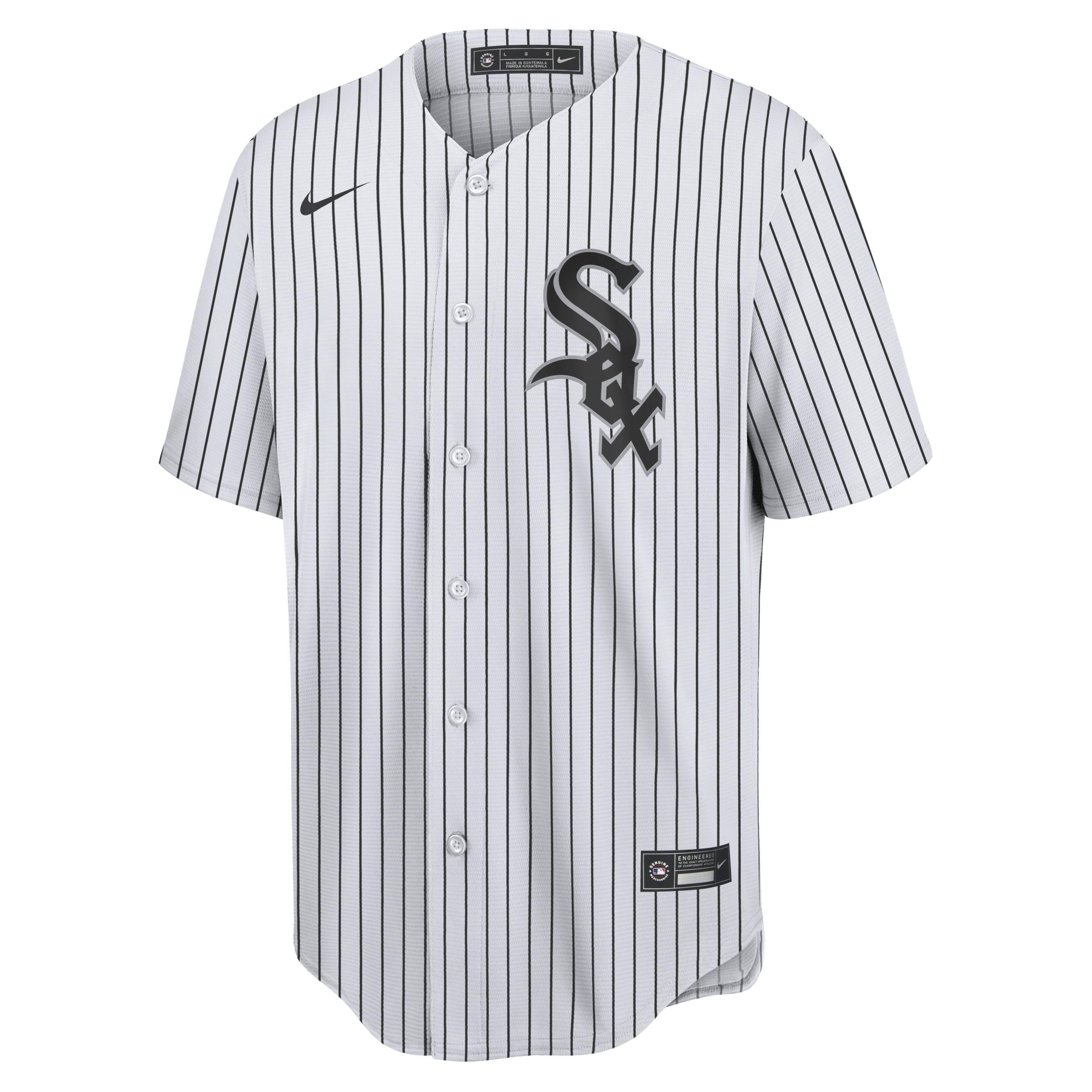 Mens Tim Anderson White and Black Chicago White Sox Home Replica Player Jersey - White, Black Product Image