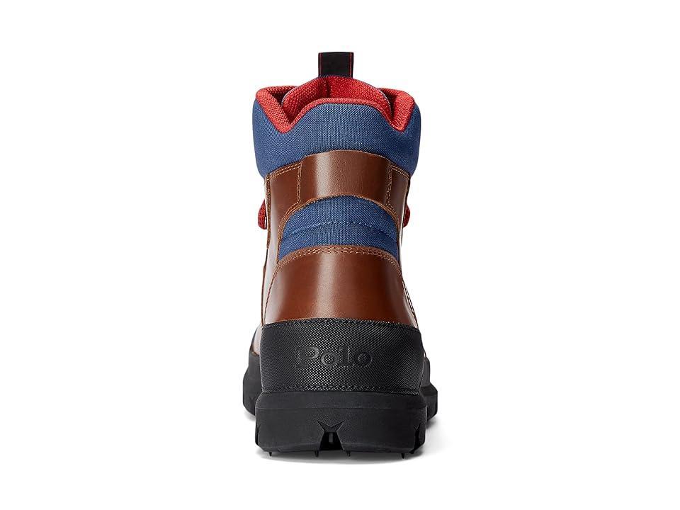 Polo Ralph Lauren Oslo Tactical Boot (Polo Tan/Light Navy/Red) Men's Shoes Product Image