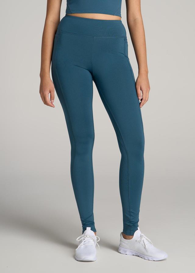 Bella Outer-Pocket Tall Women's Legging in Deep Water Product Image