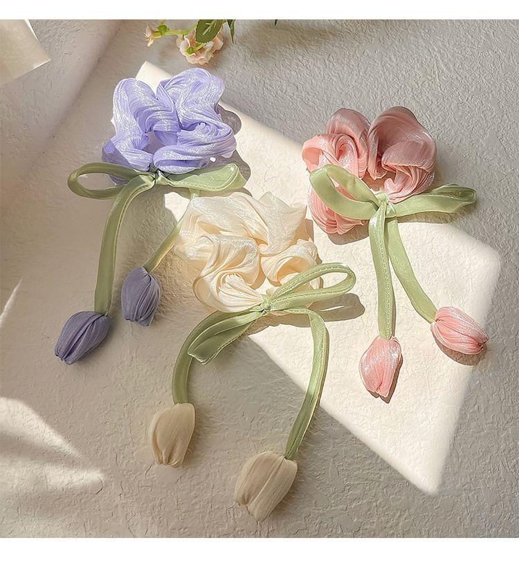 Flower Bow Scrunchie Product Image