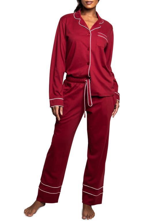 Petite Plume Womens Luxe Pima Cotton Pajamas Product Image