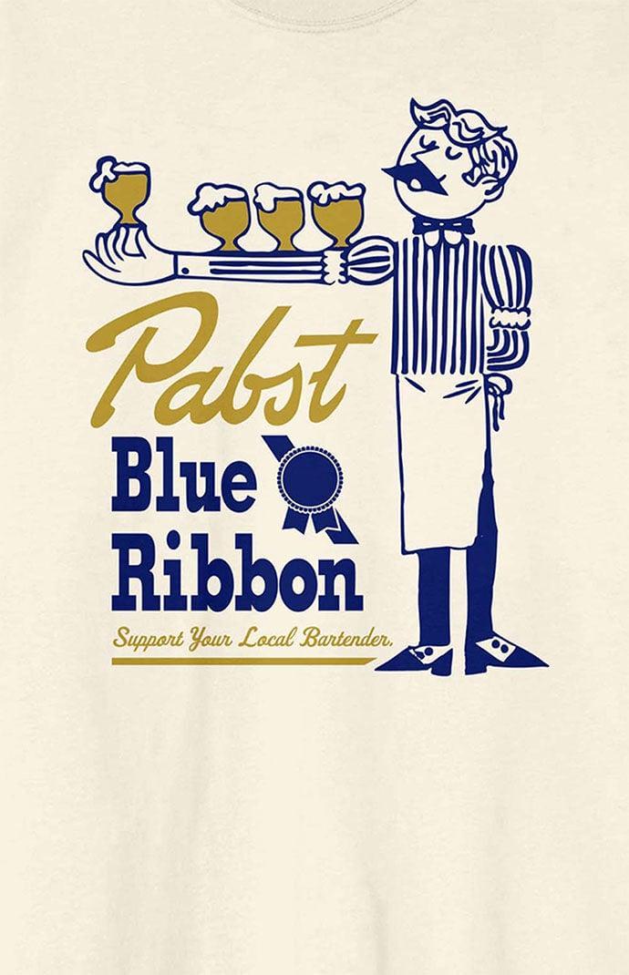 Womens Pabst Blue Ribbon Bartender T-Shirt Product Image