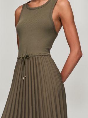 Sleeveless Pleated Midi Dress Product Image