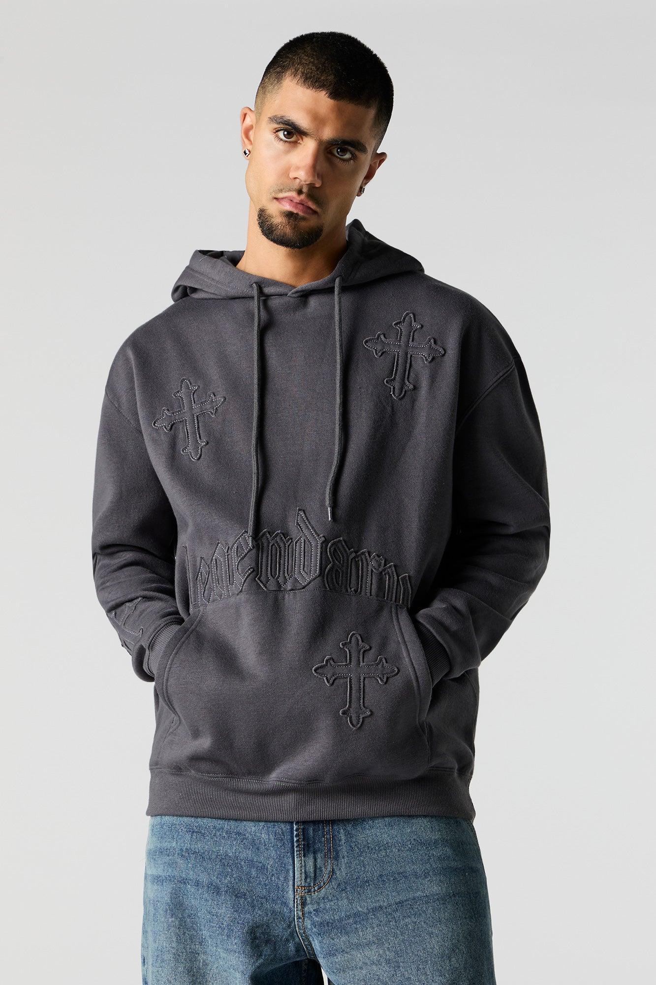 Legendary Embroidered Fleece Hoodie Male Product Image