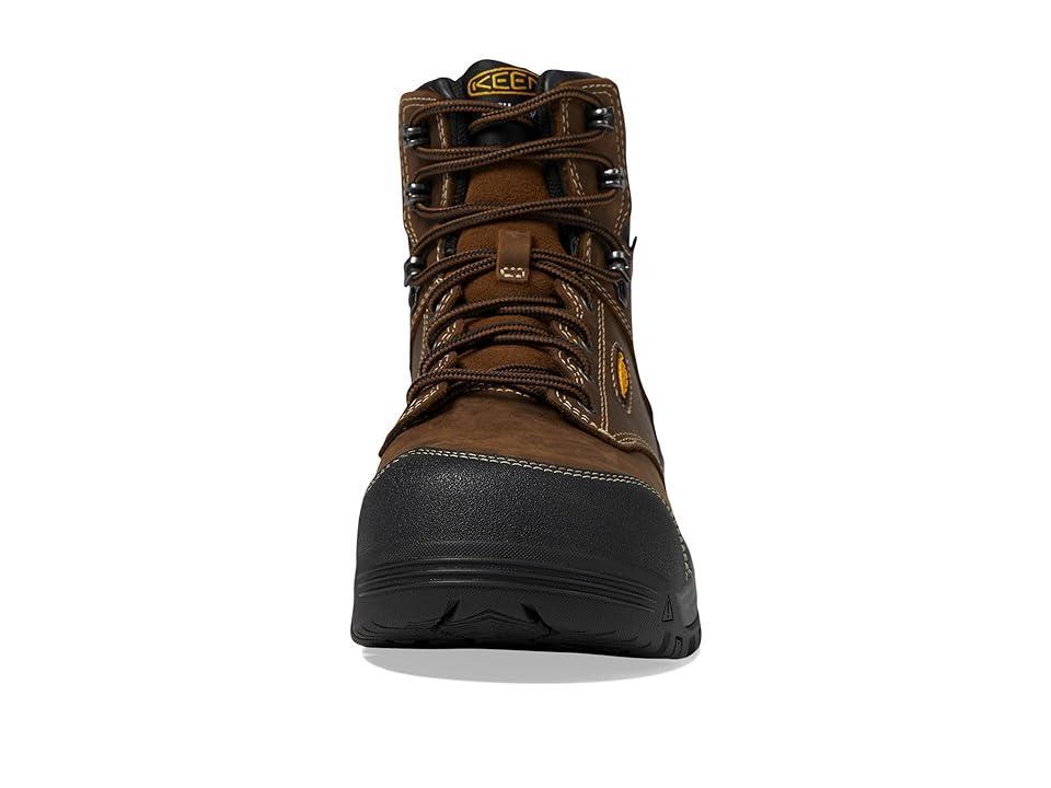 KEEN Utility Evanston 6 Composite Toe Waterproof (Bison/Black) Women's Work Boots Product Image