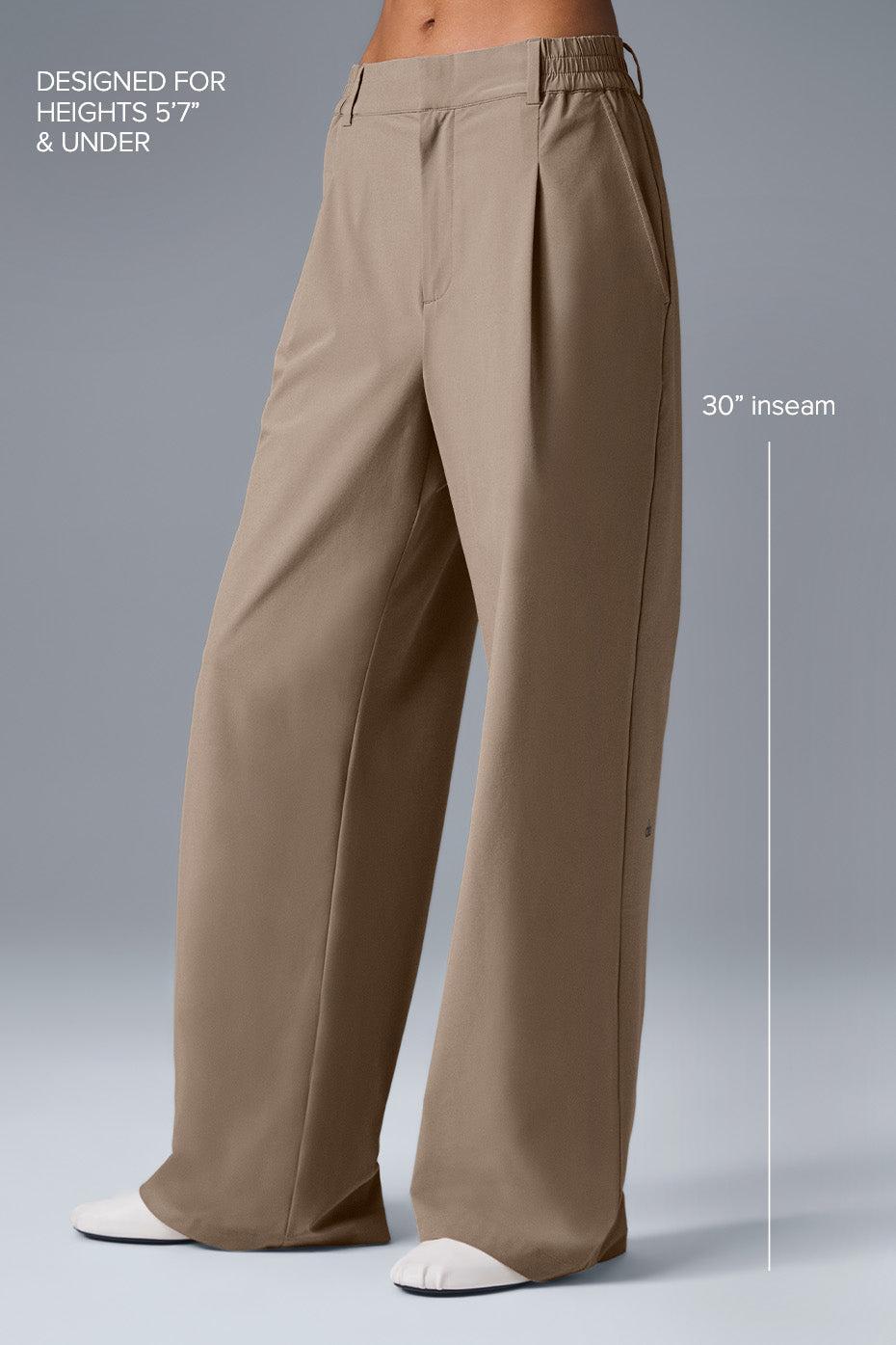 High-Waist Pursuit Trouser (Regular) - Gravel Female Product Image