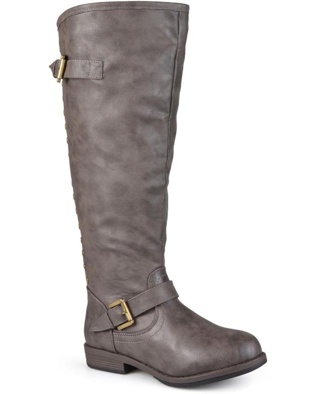 Journee Collection Womens Wide Calf Spokane Studded Knee High Boots Product Image