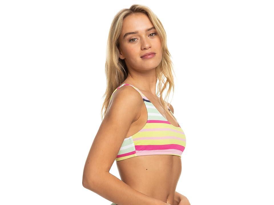 Roxy Stripe Soul Bralette Swimsuit Top (Seacrest Stripe Soul) Women's Swimwear Product Image