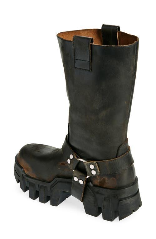 BALENCIAGA Bulldozer Harness Boot In Black Product Image