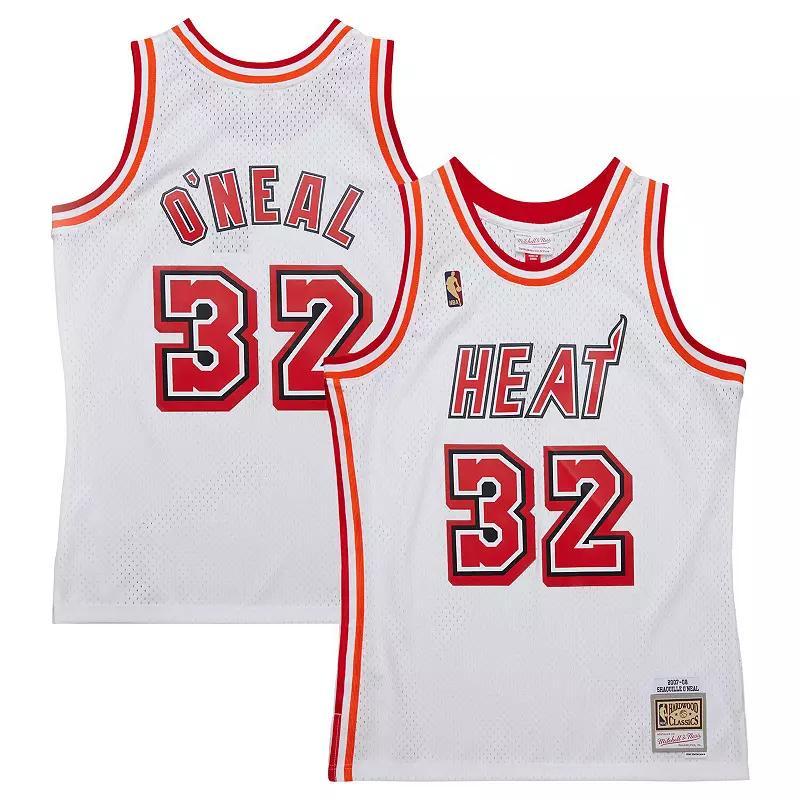 Mens Mitchell & Ness Shaquille ONeal Miami Heat 2007/08 Hardwood Classics Swingman Jersey Product Image